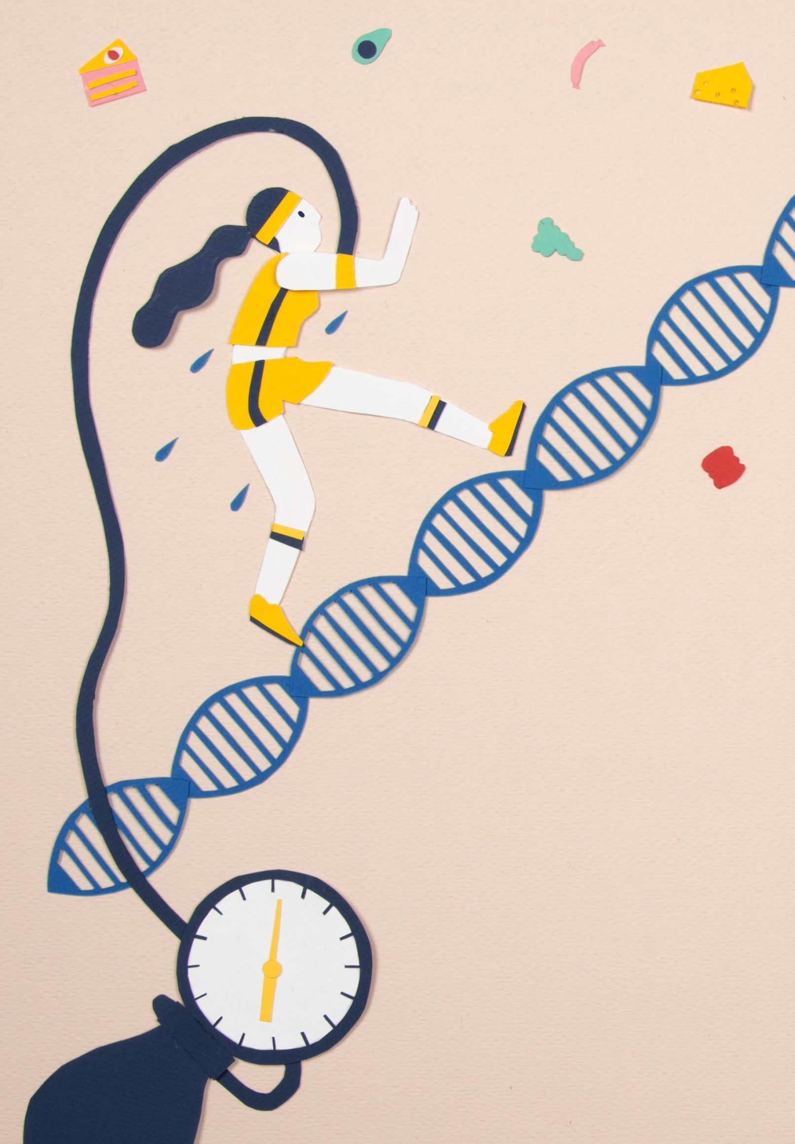 detail illustration sport & DNA