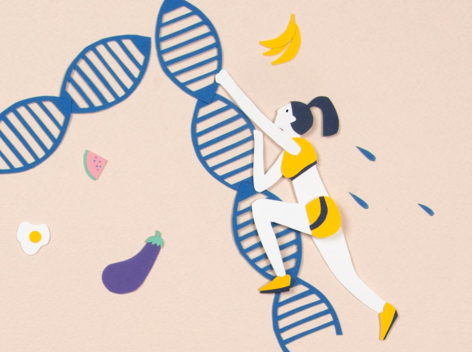 detail illustration sport & DNA